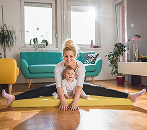 baby moeder gym